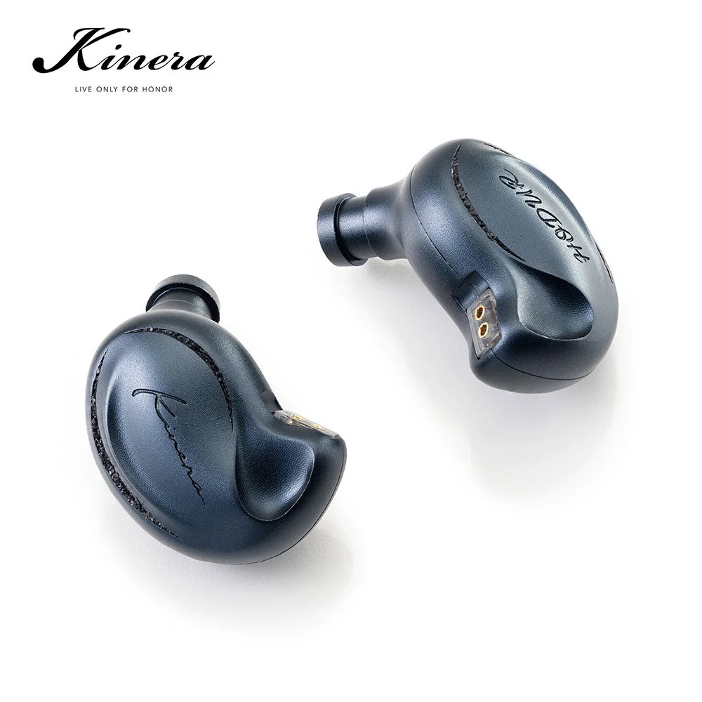 

KINERA Hodur Wired HIFI Best In Ear IEMs Earphone Monitors 1DD+1BA+1EST Hybrid Driver Headphones with Detachable Audio Cable