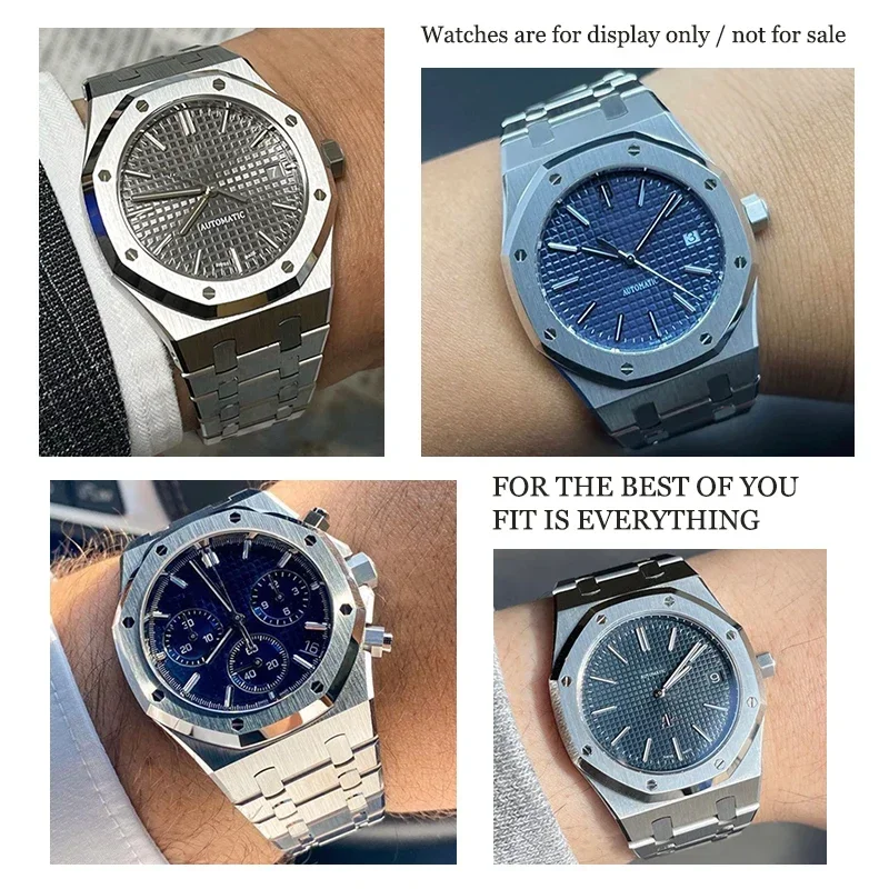 Для Audemars AP Piguet 15400 15500 26331 цельный металлический ремешок для часов, браслеты 26 мм, высококачественный ремешок для часов из нержавеющей стали