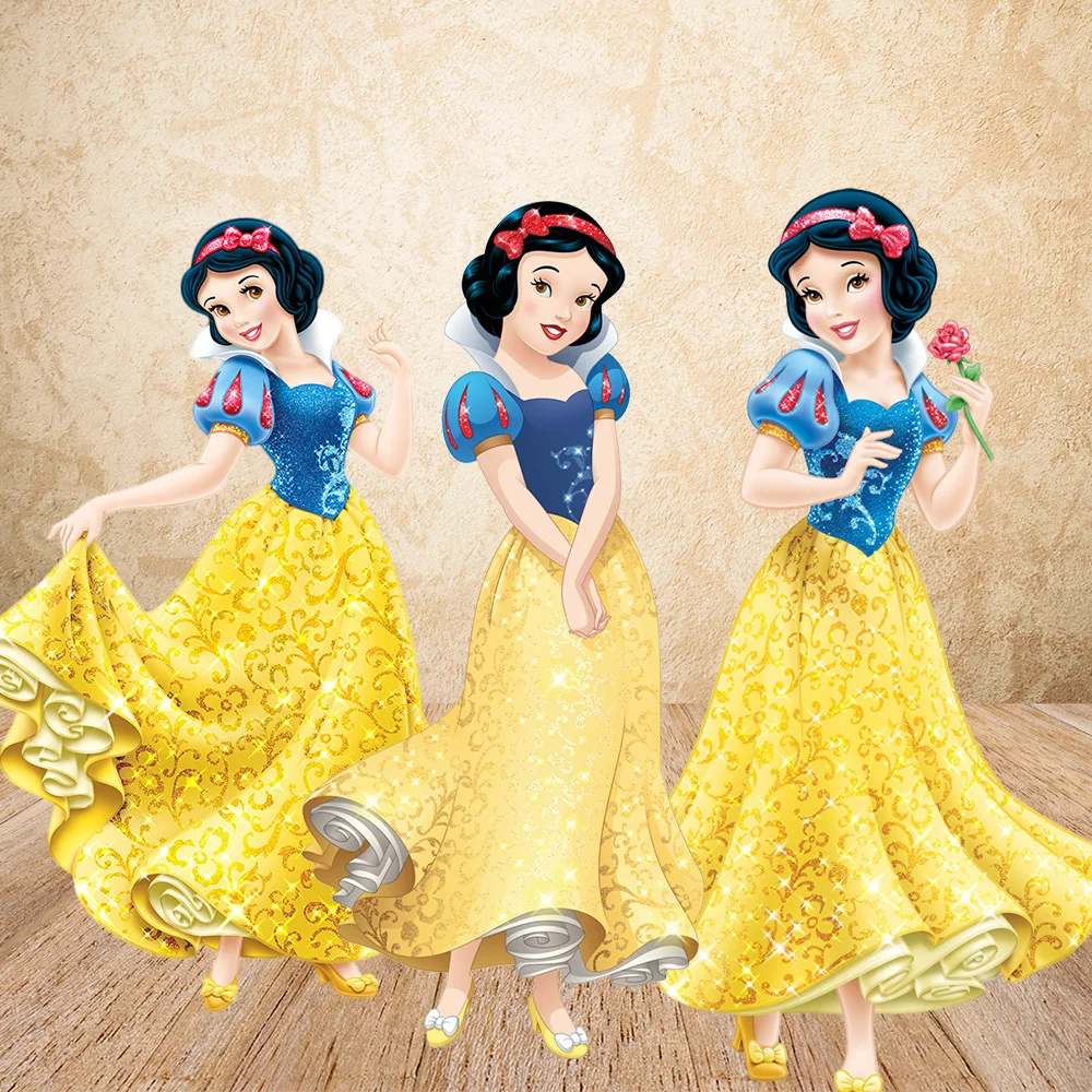 سنو وايت الأميرة القواطع سبعة الأقزام ديكور كبير الدعامة استحمام الطفل حفلة عيد ميلاد الوقوف الدعائم Kt رغوة مجلس لوازم الحفلات