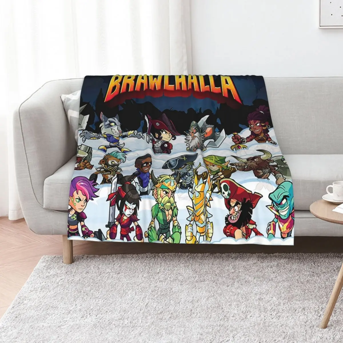 

The brawlhalla family Throw Blanket Soft Big Kid'S Furrys Blankets For Sofas Blankets