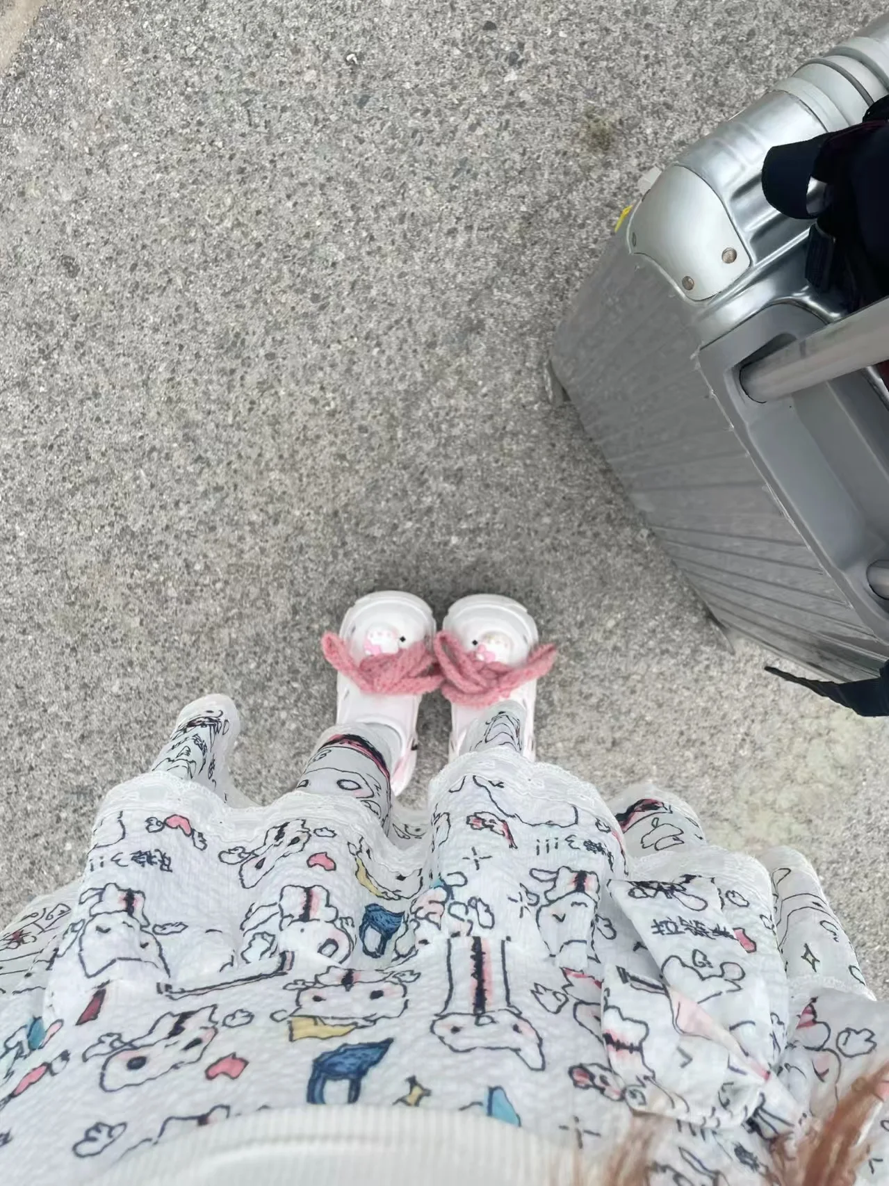 

Японская милая мультяшная эстетичная пикантная кружевная мини-юбка для девочек + солнцезащитный нарукавник + чулки, комплекты из 3 предметов, костюмы Sweet Girl Y2k