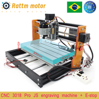 3018 Pro 3 Axis CNC GRBL Control DIY Mini Laser engraving Router Machine With E-stop + Off-line Controller
