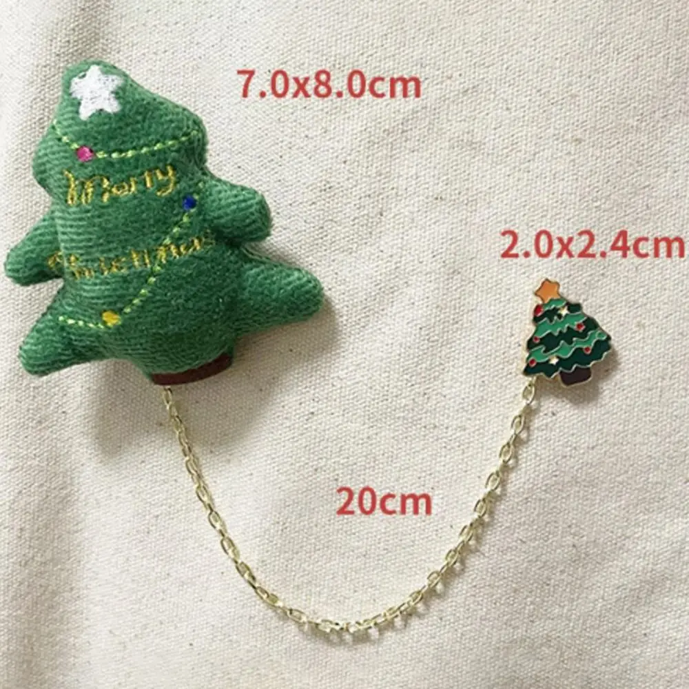 الملابس الديكور عيد الميلاد بروش سانتا كلوز ثلج الأيائل أفخم سلسلة بروش Kawaii ملابس دمى صغيرة شارة دبابيس الظهر #6