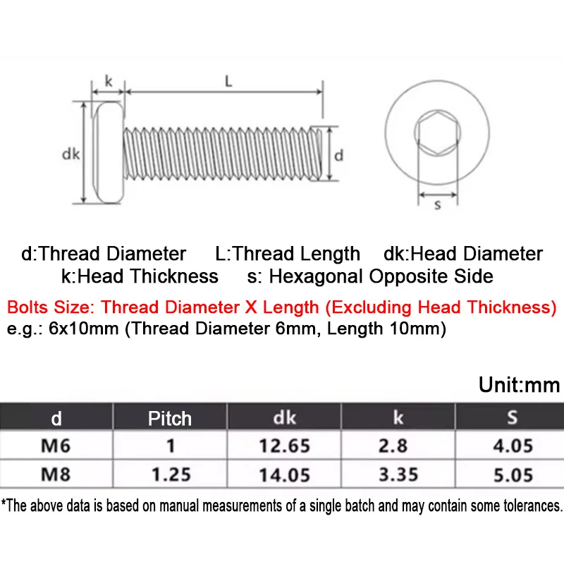 M6 M8 Furniture Connector Bolts & Cap Nuts Flat Head Allen Key Screws Hex Socket Bolt Insert Joint Sleeve Nut Black Carbon Steel