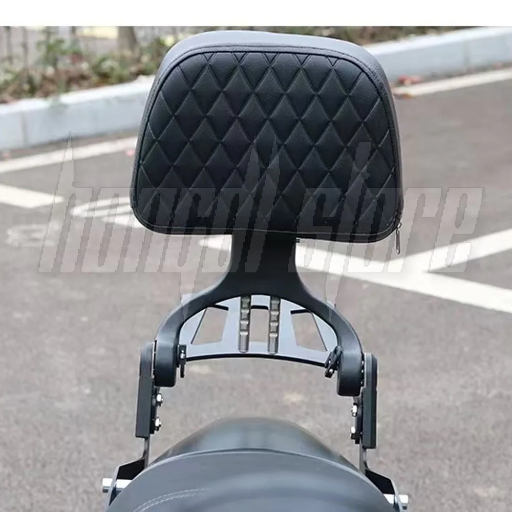 For QJMOTO SRV600V SRV 600V SRV600 600SRV SRV 600 V Motorcycle Folding Backrest Passenger Backrest Rear Backrest Modification
