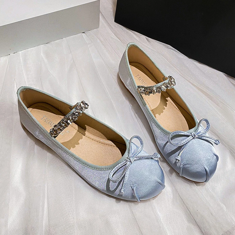 

Women's Mary Jane Shoes 2026 New Model Versatile Round-Toe Flat Ballet Shoes