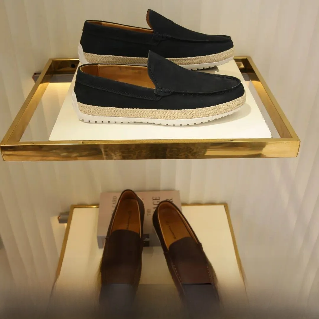 

Мужские повседневные слипоны в итальянском стиле: удобные, дышащие, из экокожи, новинка осеннего сезона, универсальная обувь для отдыха