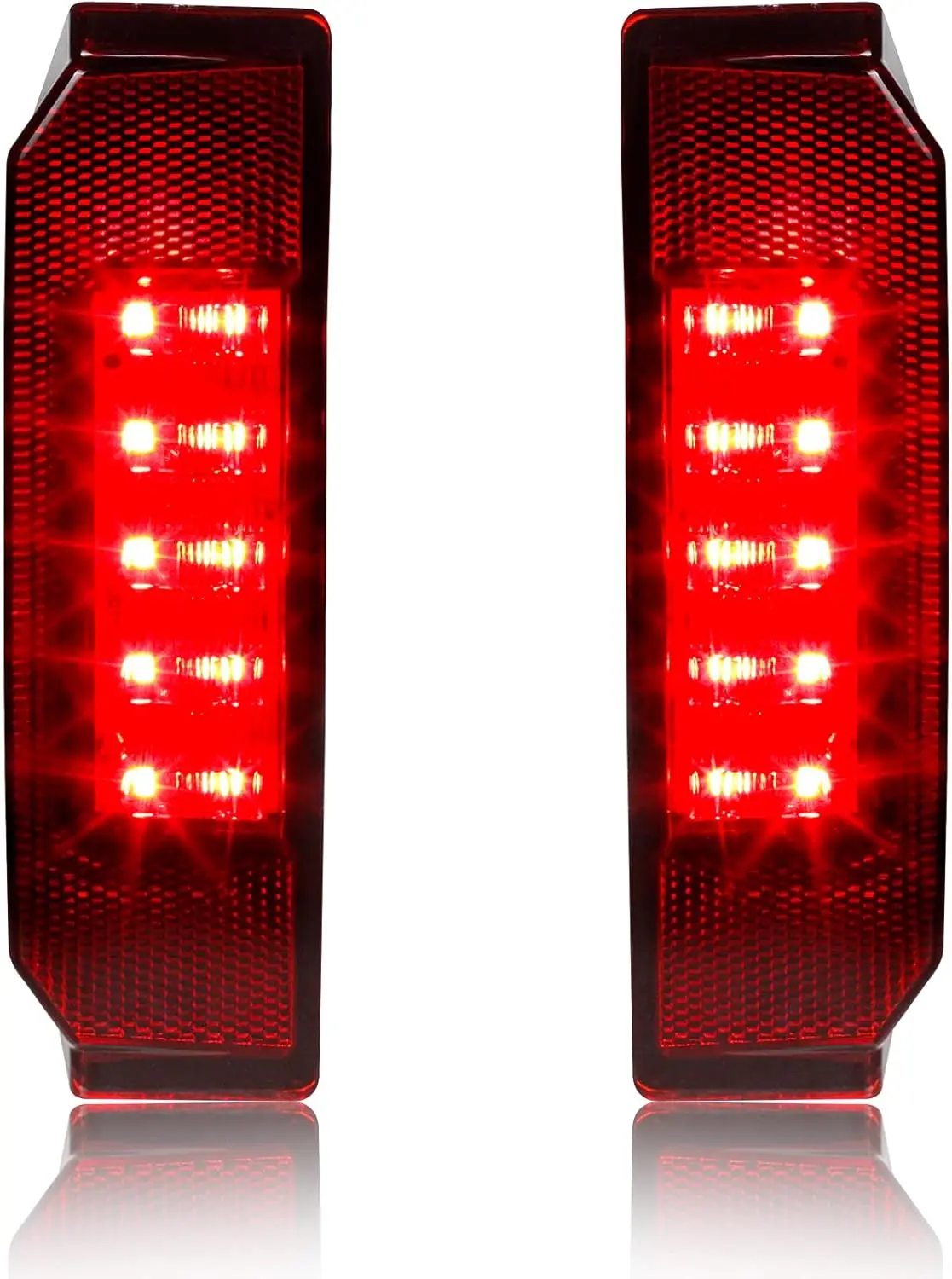 

Red LED UTV Tail Lights for Polaris Ranger 570/900/1000, Brutus 2013-2016, Compatible with OEM #2412774