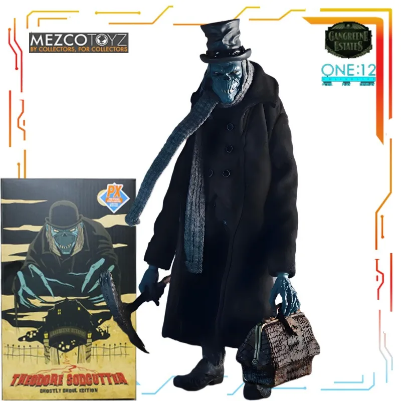 

Brand New Spot Goods Mezco Original Movable Doll Series Grave Digger Anime Action Figure Assembly Model Toy Model Gifts for Boys