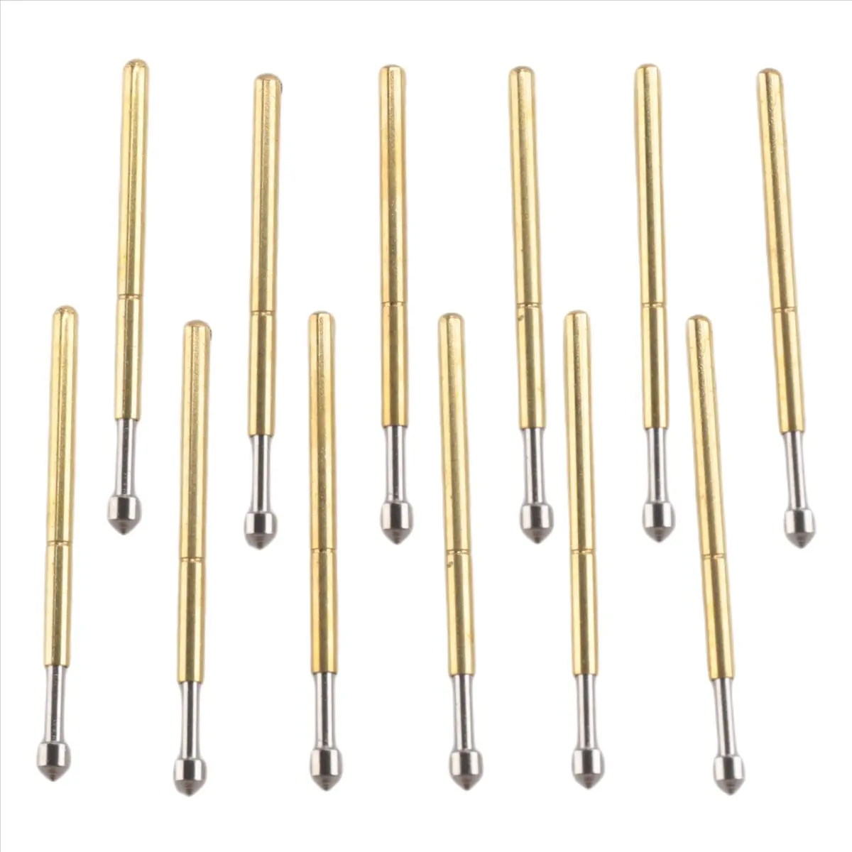 KSOL 100Pcs P75-E2 Spring Test Probe Pogo Pin 1.3Mm Conical Head 1.0Mm Thimble
