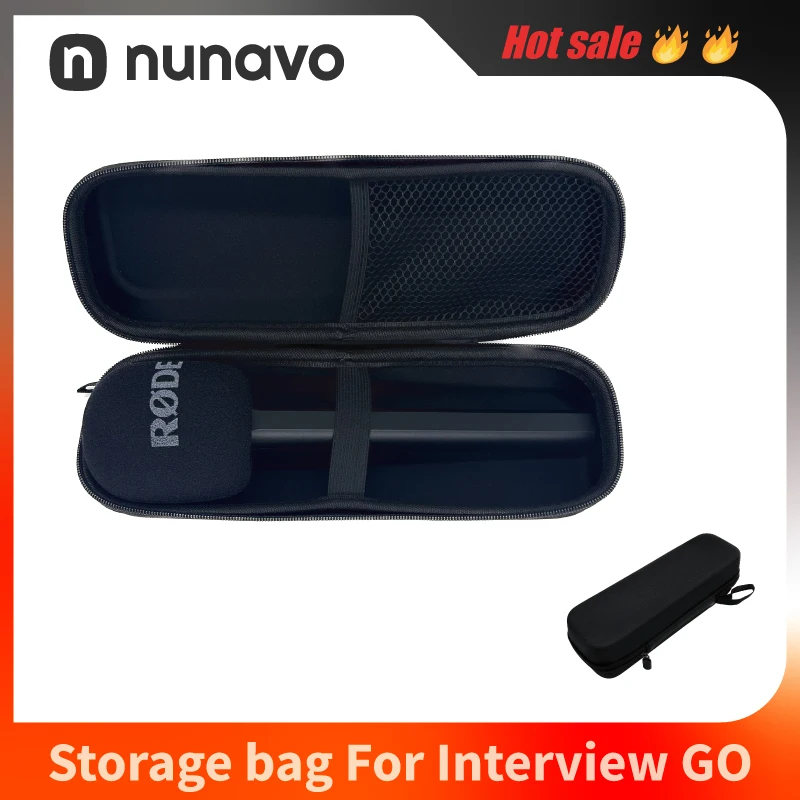 

Сумка для хранения, ручной держатель для микрофона RODE для интервью, ручной Адаптер для микрофона, сумка для переноски беспроводного микрофона, ручка для микрофона