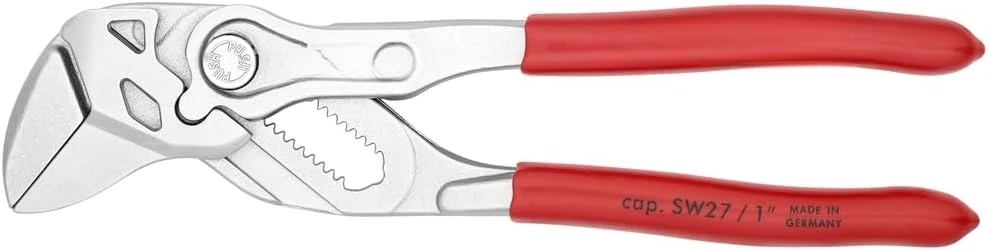 3 Piece Pliers Wrench Set (6, 7, 10), Red