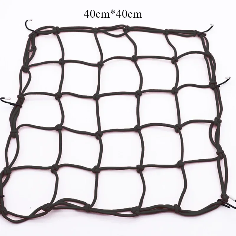 1PC Motorcycle Luggage Net Helmet Mesh Fuel Tank Storage Rubber Band Luggage Compaction Storage Cargo Sorting Net