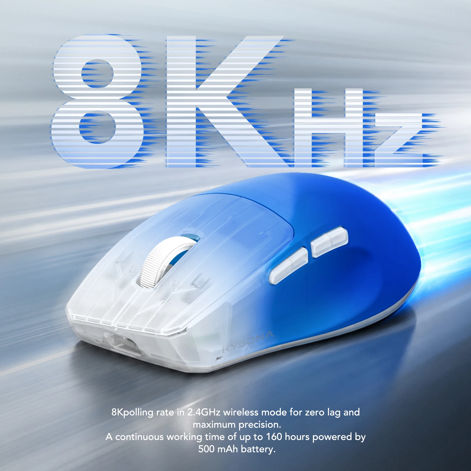 KYSONA Uranus Ultra draadloze  - Esports Gaming Mouse Weight Adjustable recensie en prijs