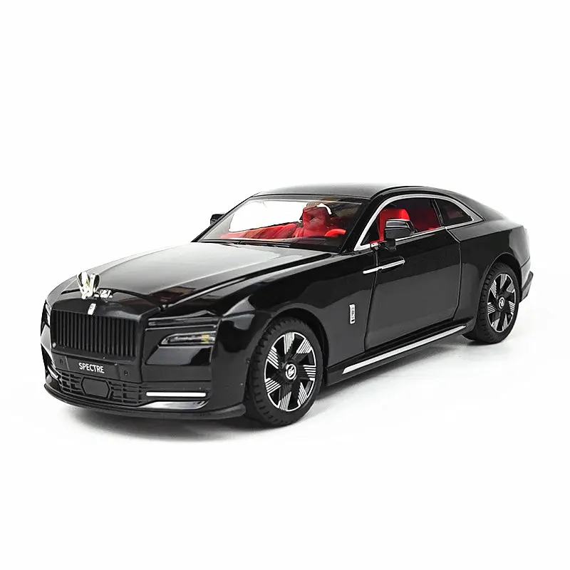 1:24 1:24 Rolls-Royce SPECTRE alliage moulé sous pression modèle de voiture jouet Limousine retirer son lumière avancée jouets décoratifs pour garçon cadeau