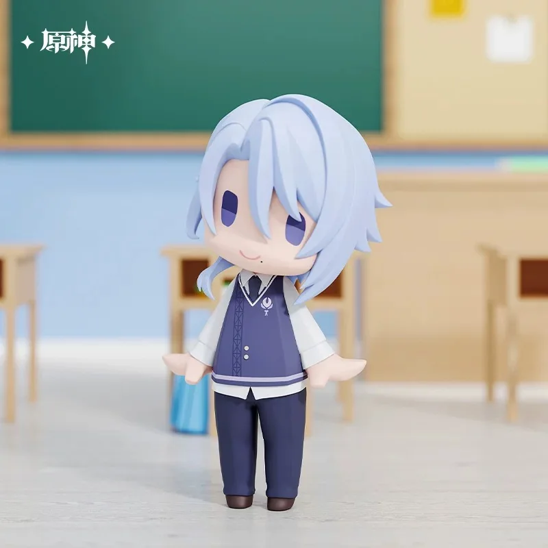 Pre Sale miHoYo Official Genuine Genshin Impact HELLO GOOD SMILE Q Version Figurine Kamisato Ayaka Kamisato Ayato Cosplay Anime