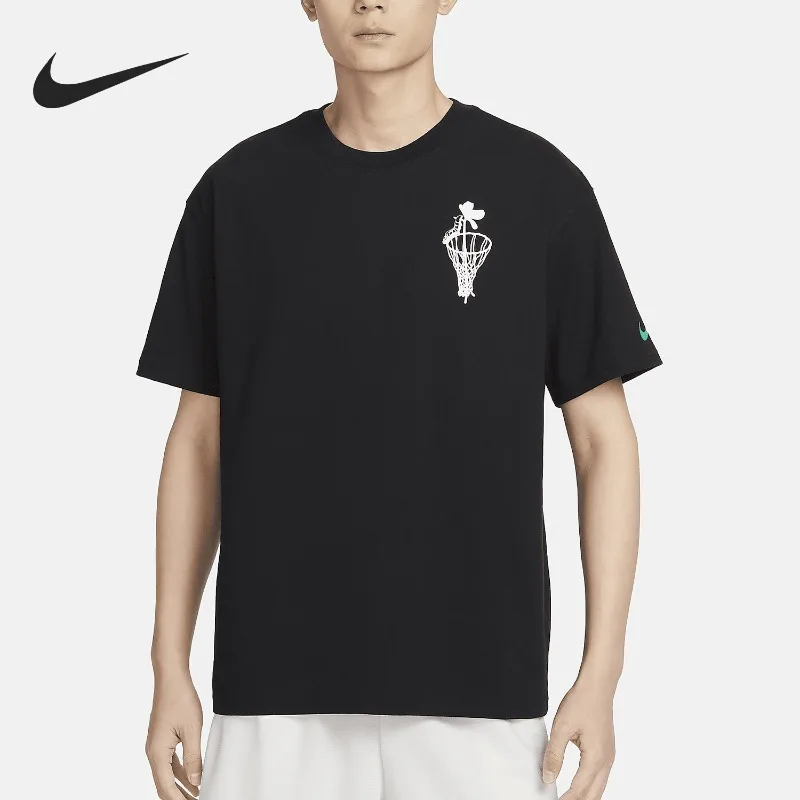 fitteeauthentic-nike-men's-loose-breathable-basketball-print-casual-sports-short-sleeve-t-shirt-fq4899-010
