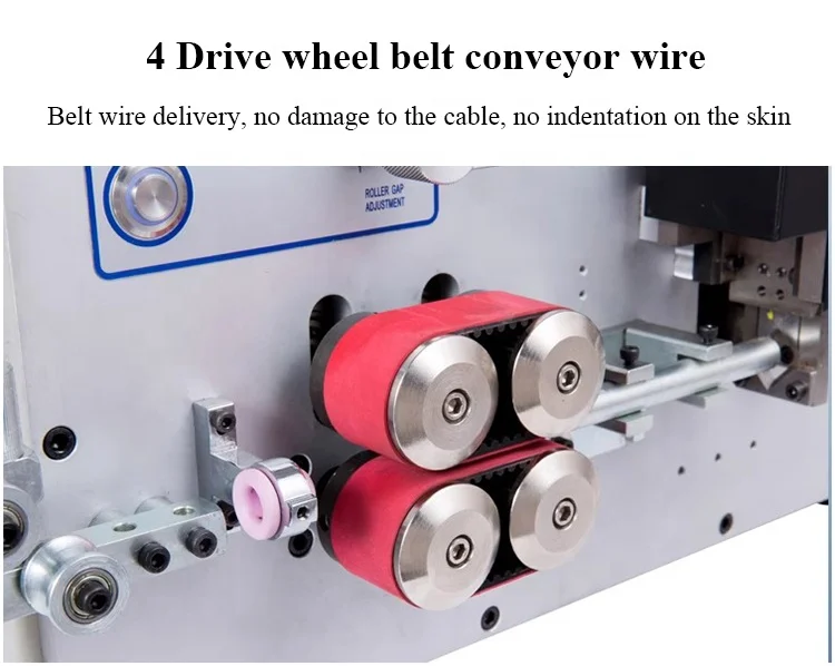 Spot sales cable stripping Automatic Cutting Cable Wire Stripping With 2D Bending Machine