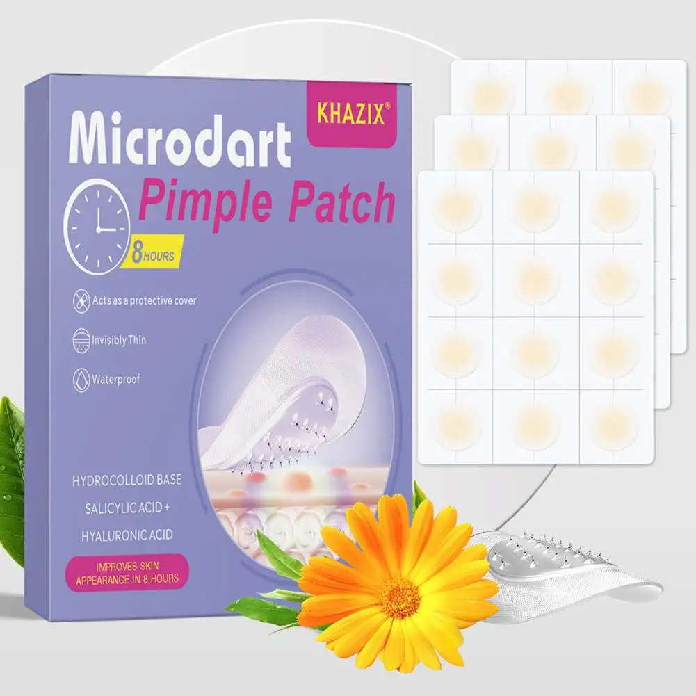 Invisible Micro Needle Acne Patches, Hydrocolloid Pimple Patches with Tea Tree Oil for Face Zit & Blemishes & Breakouts Skincare