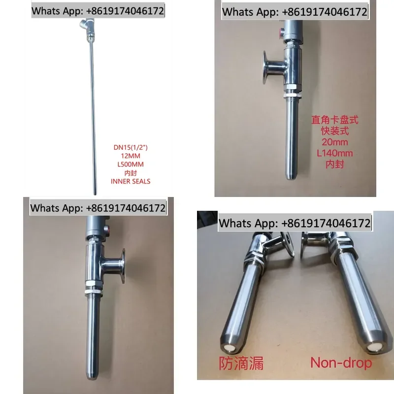 Discharge nozzle filling head water agent small caliber anti drip one-way valve outlet filling machine