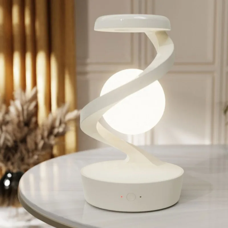 

Swire Rotary Hanging Wireless Desk Lamp Modern White Desk Lamp RGB Atmospheric Night Light