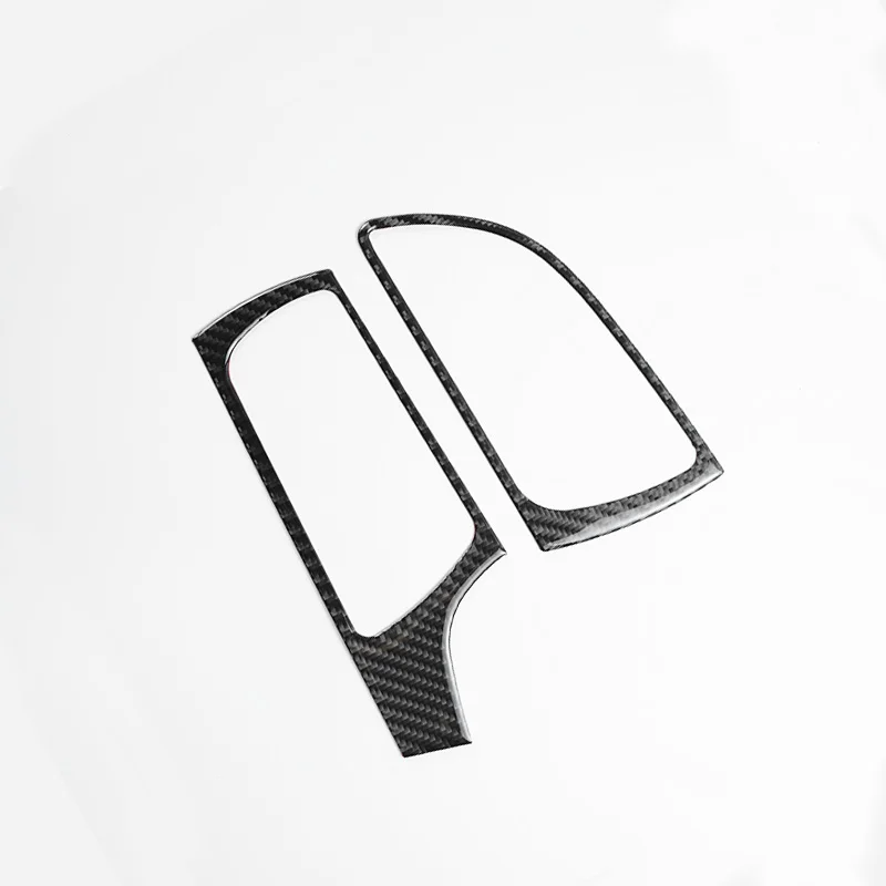 Carbon Fiber Car Console Dashboard Side Air Outlets Frame Decorative Cover Trim For Audi A6 C7 2012-2018 Interior Accessories