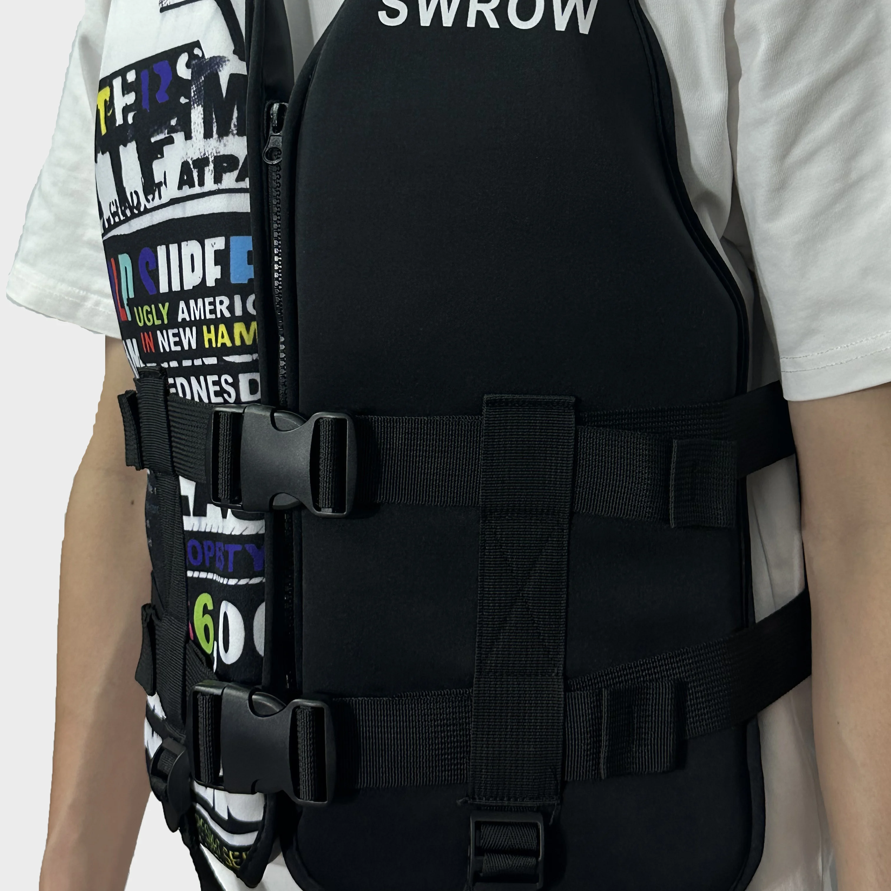 

Спасательный жилет для взрослых и детей: для водных видов спорта, плавания, катания на лодках, лыжах, вейкборде, серфинге, дрифтинга, каякинга, падлбординга – страховочный жилет с повышенной плавучестью