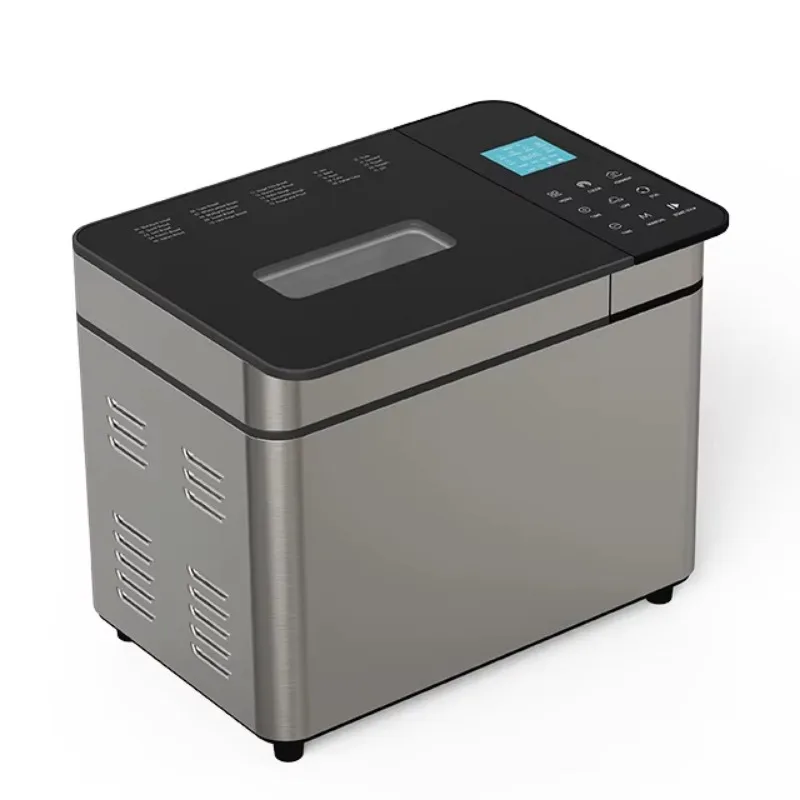Household Electric Intelligent Multi-functional Stainless Steel LCD Display 13-Hour Delay Start Easy to Clean Bread Machine