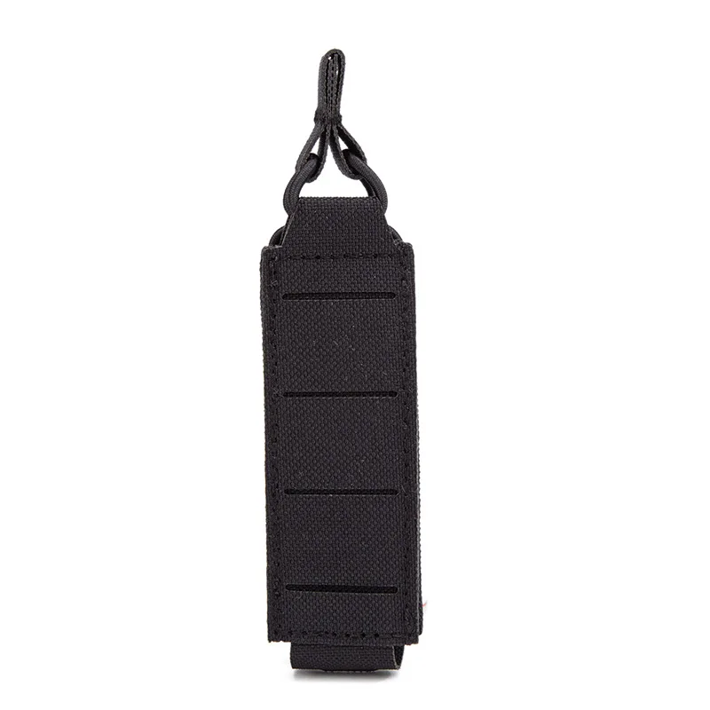 Tactische 9mm Pistool Tijdschrift Pouch Speelgoed Pistool Molle Enkele Mag Carrier Holster Outdoor Jacht Zaklamp Zaklamp Houder EDC Gereedschapstas