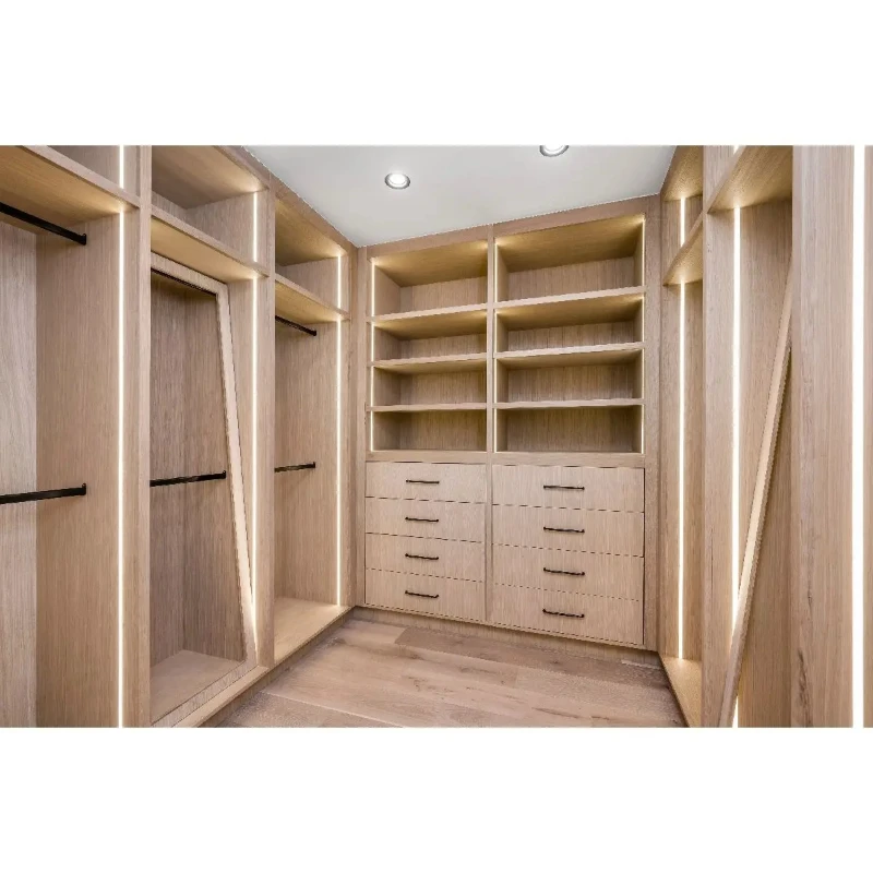 

Wardrobe, Solid Wood, Large Capacity, Customizable, Bedroom Closet, Modern Style, For Bedroom Hotel