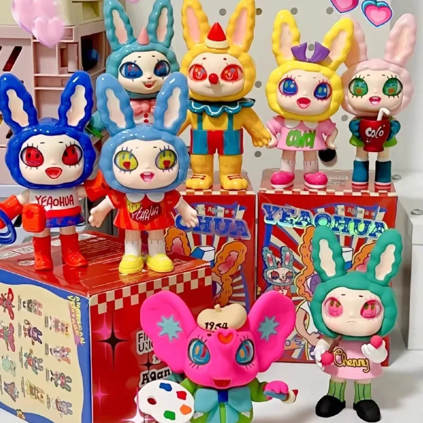 RINQUISTO UNICORN Agan Serie moderna retrò americana Scatola cieca Giocattoli Kawaii Anime Action Figure Sorpresa Scatola misteriosa Bambole Ragazza regalo