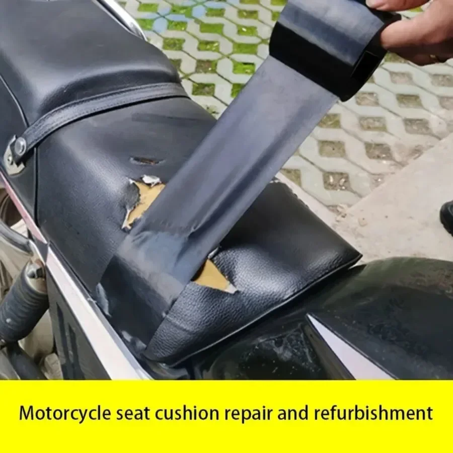 

Black Cloth-Based Adhesive Tape for Cushion Repair, Leather Seat Fix, Sofa Leak Mend, and Wear-Resistant Patching