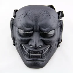 Oni Prajna Airsoft Mask Halloween Costume Cosplay Evil Demon Monster Kabuki Samurai Hannya Oni Prajna Masks