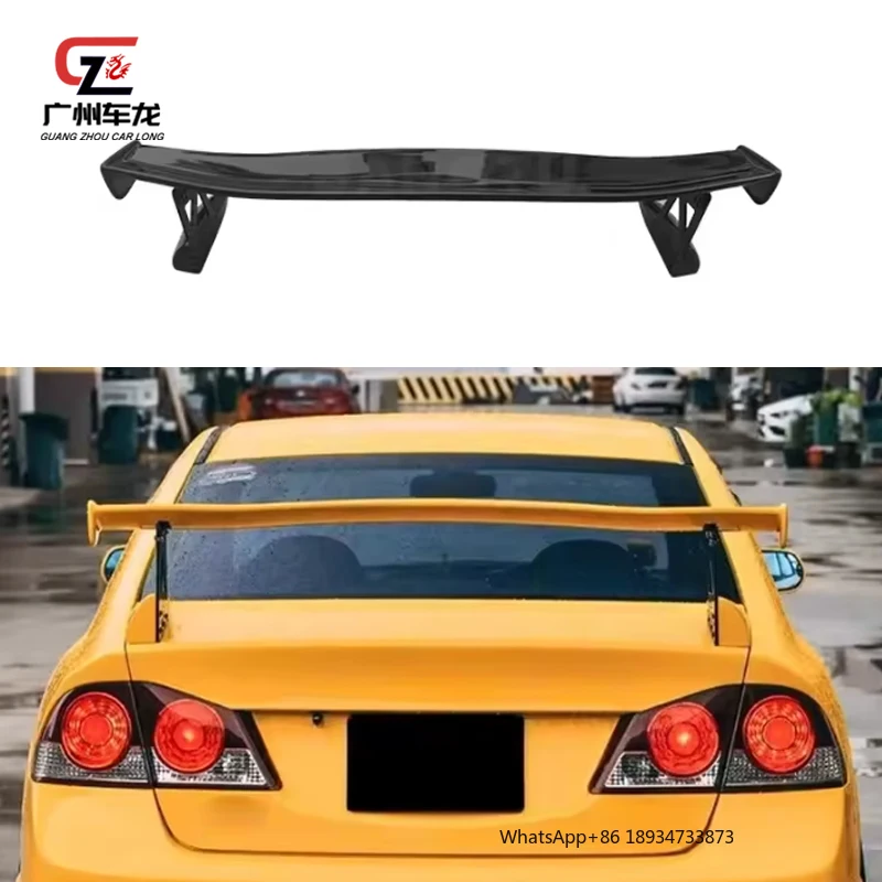 For Honda Civic 2006-2011 8th Generation Civic FD2 Modified TYPE-R Mugen Style Spoiler Car Body Kit Rear Spoiler