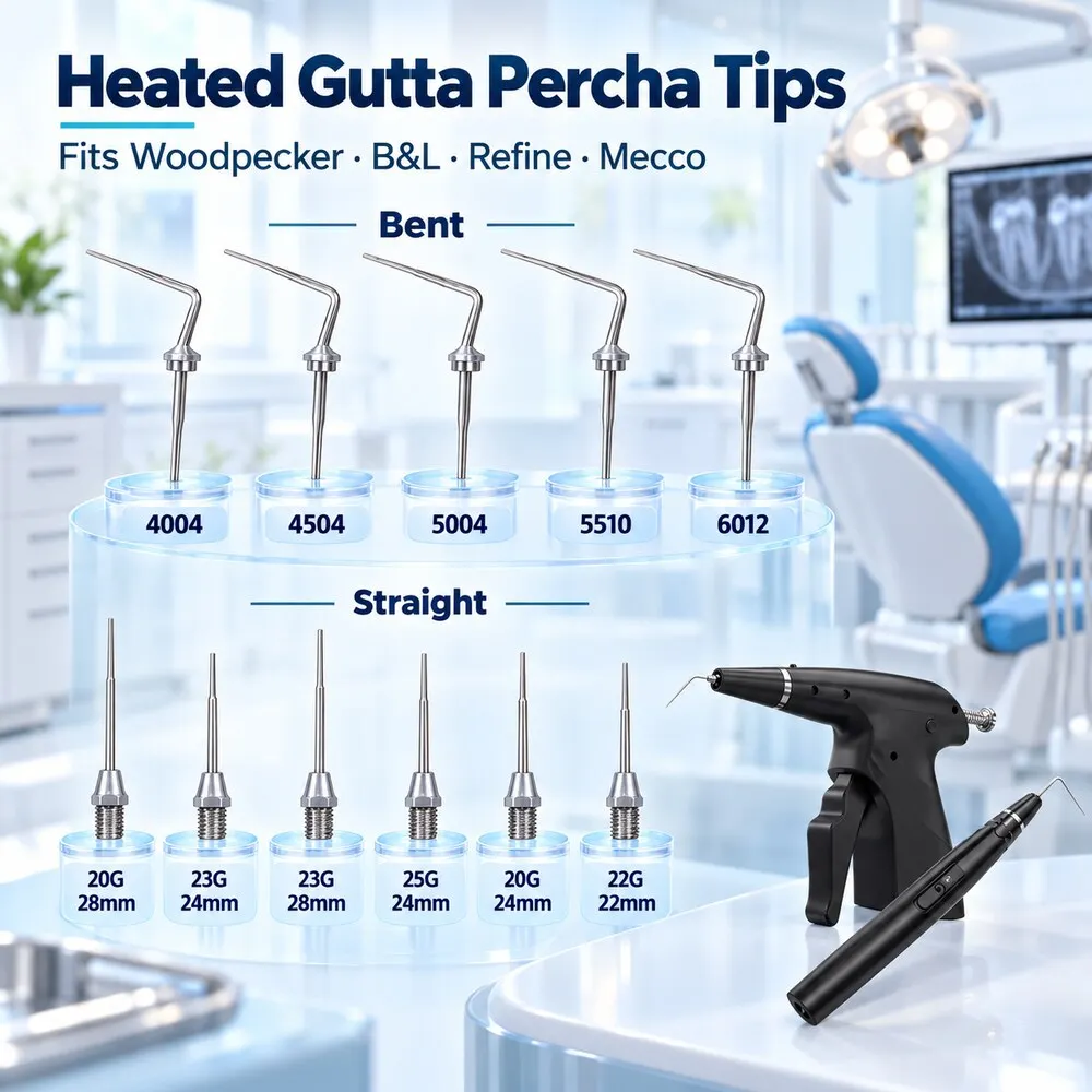 For Woodpeckers B&L Refine Dental Cordless Wireless Percha Gutta Pen Tip Heated Plugger Needle Endodontic Root Obturation System