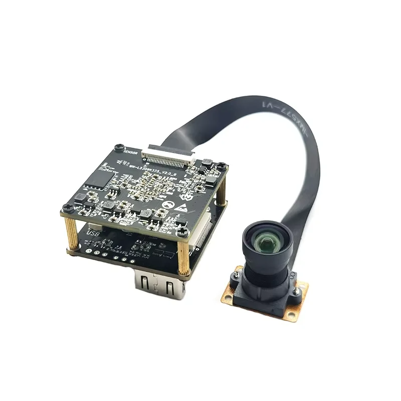 HD 12MP 4K USB3.0 Camera Module IXM577cmos sensor 100 degrees MJPEG, YUV2 NV12 H264 H265 A varietyof formats for machine vision