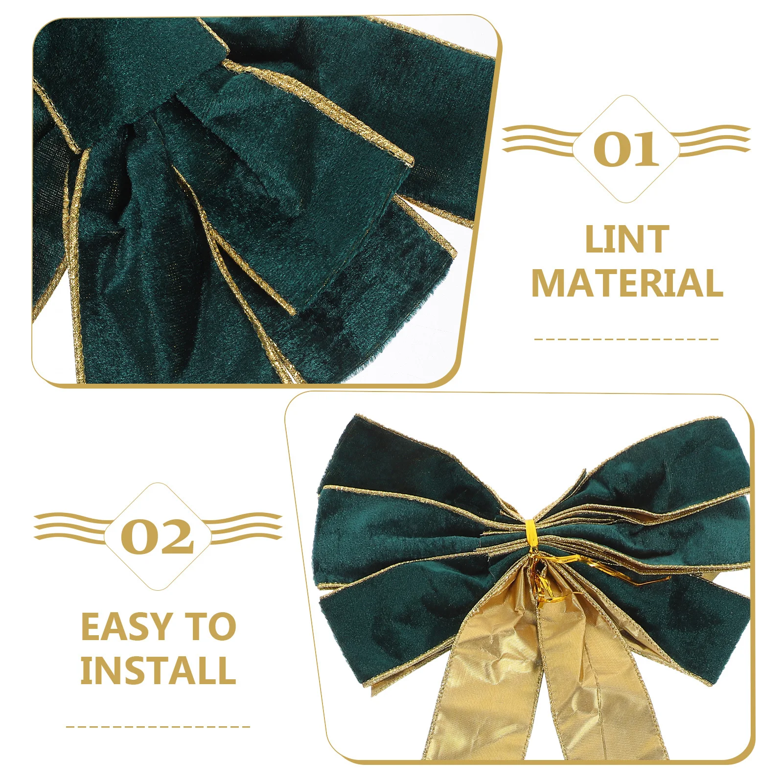 

St Patrick's Day Large Bowknot Decor Green Wreath Ribbon Holiday Adornment Large St Patrick's Day Wreath Bow Irish Party Bow