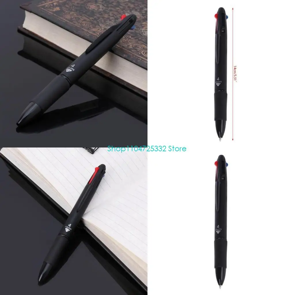 p5ea-Многоцветная-шариковая-ручка-4-в-1-07-мм-Красный-Зеленый-Синий-Сменный-стержень-Школьные-канцелярские-товары