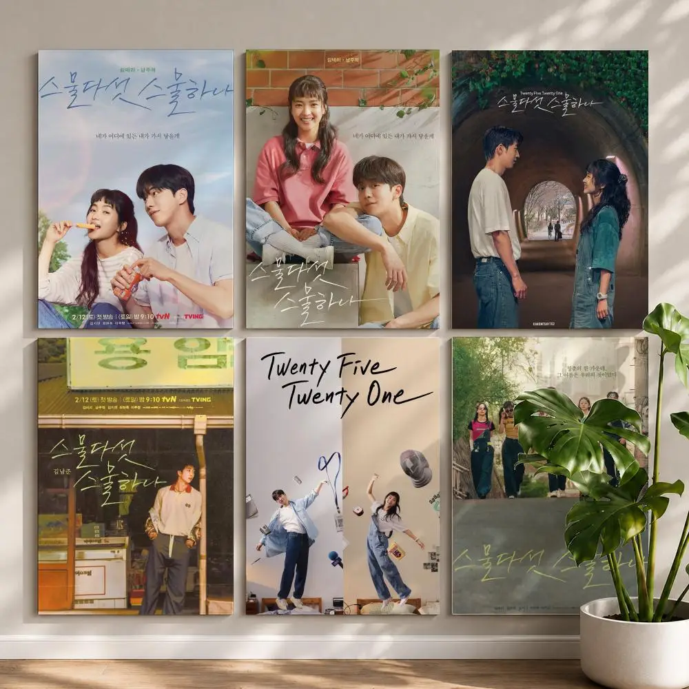 Drama T-Twenty-Five Twenty-OneS Poster HD Self Adhesive Waterproof Wall Art Ideal for Home Office Dorm Bedroom Great Gift