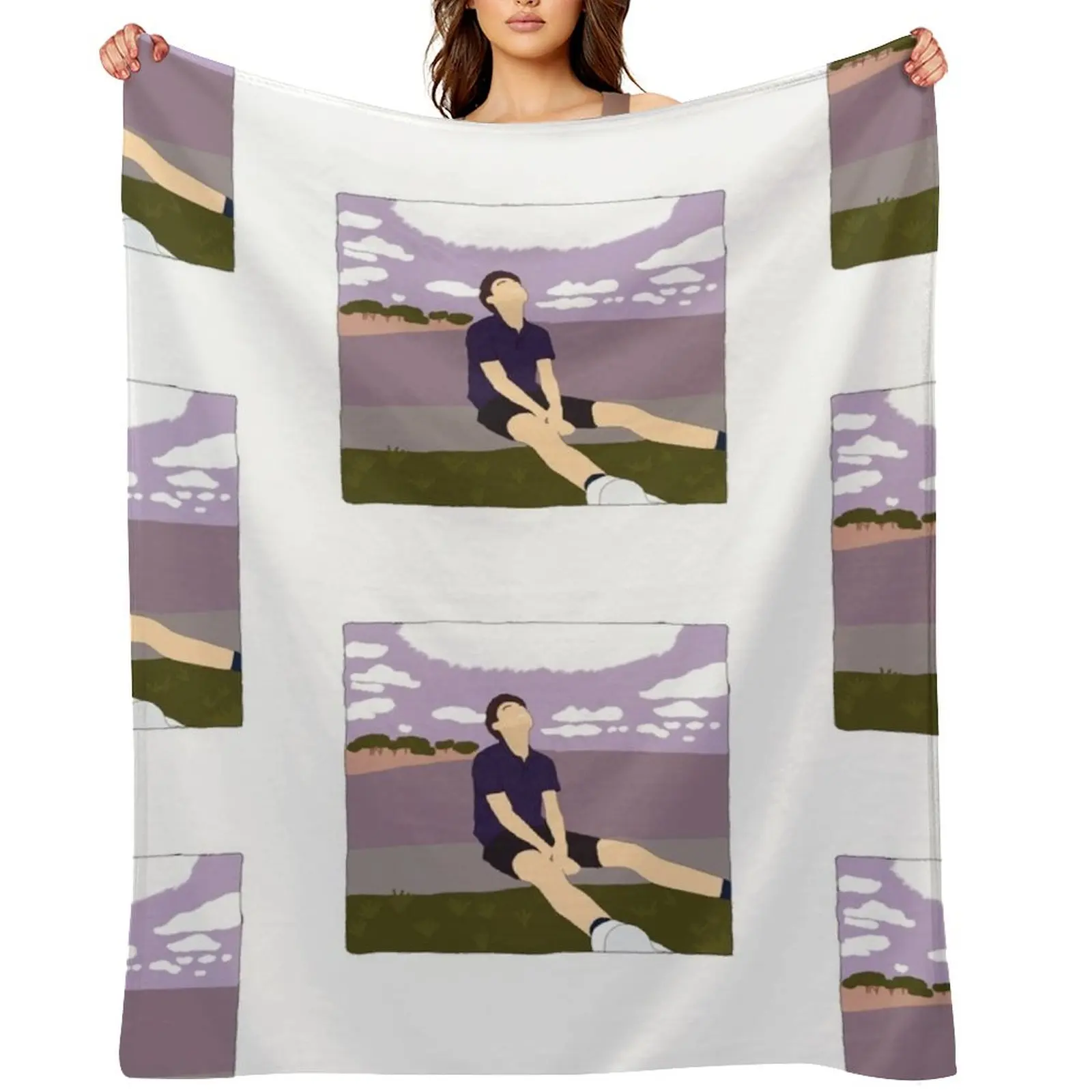 

liam silk Throw Blanket Soft Plush Plaid Decoratives Sofa for babies Blankets