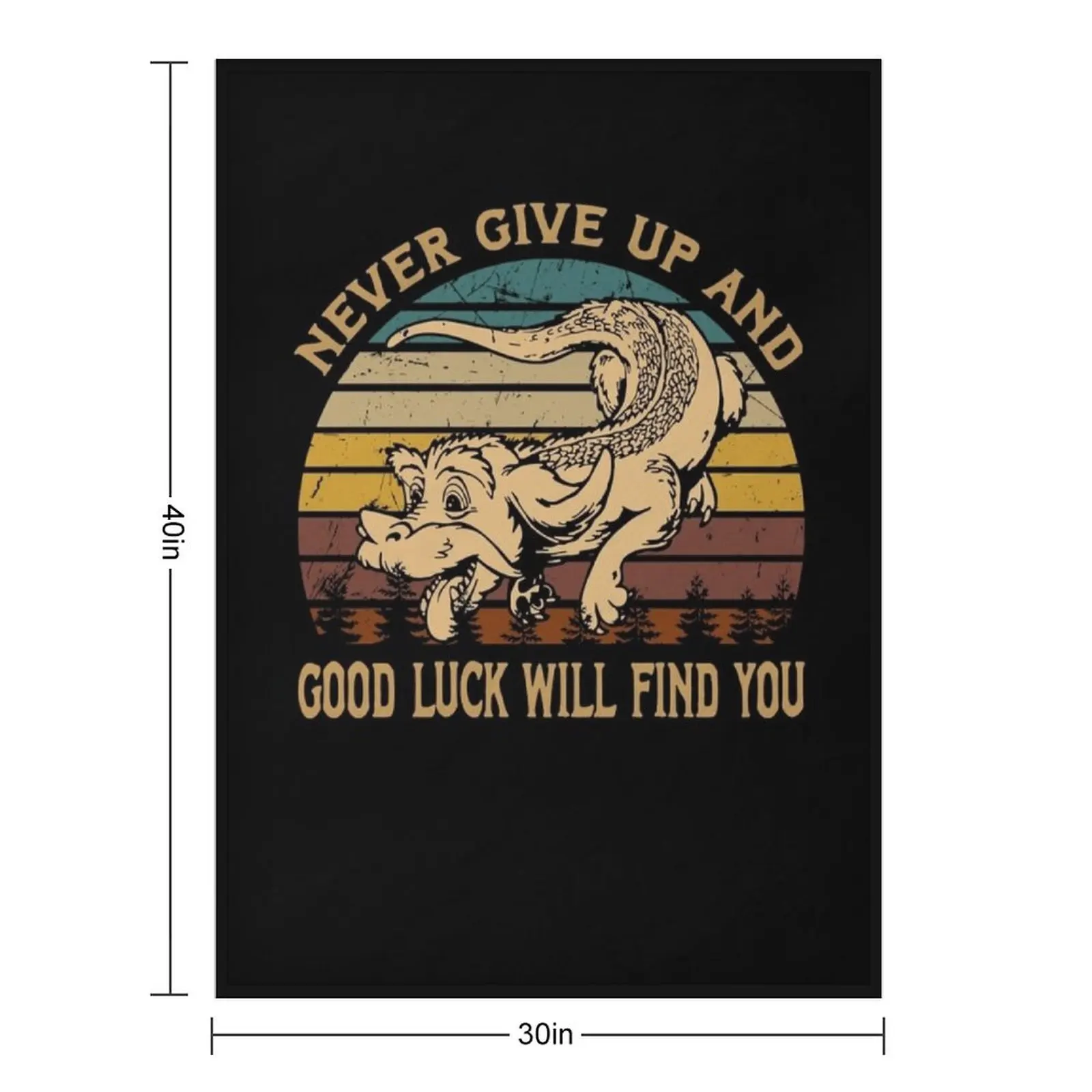 Funny Gift For Graphic Neverending Arts Story Films Never Give Up Gifts For Fan Throw Blanket Giant Sofa manga Flannels Blankets