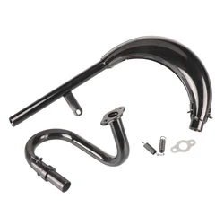 For 2 Stroke 50cc 66cc 80cc 100cc Engine Gas Motorized Bicycle Motor Bike Split Pipe Exhaust Muffler Kit