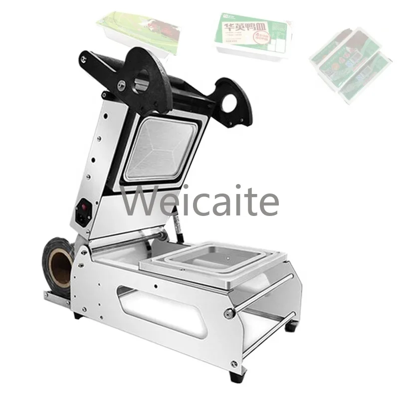 

Manual Tray Sealer Lunch Box Packaging machine Plastic Food Container Sealing Meal Packing Machine