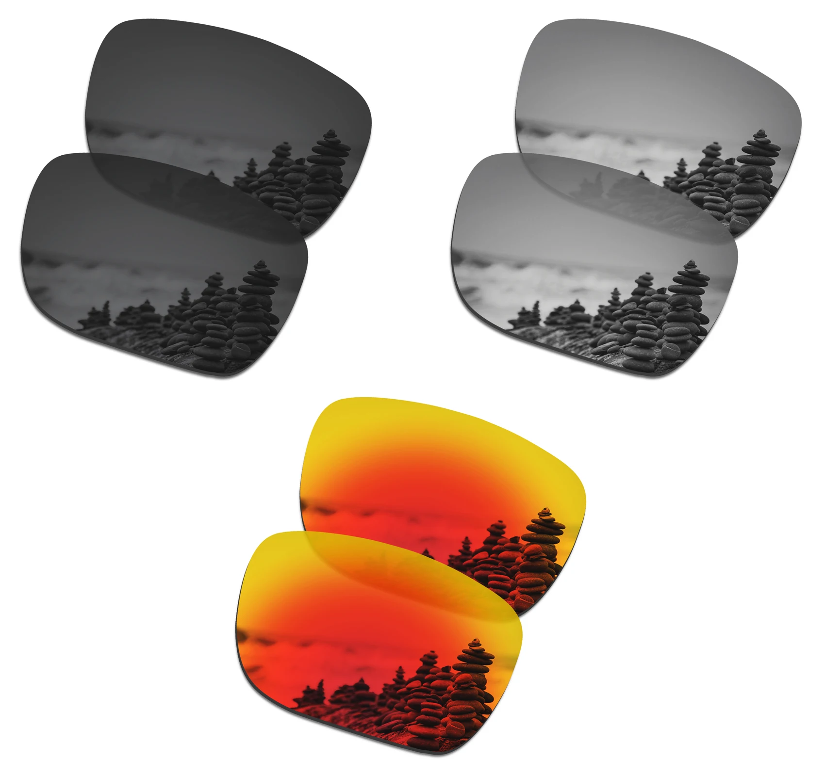 SmartVLT Replacement Lenses Polarized for Oakley Holbrook XL OO9417 - 59mm Sunglasses