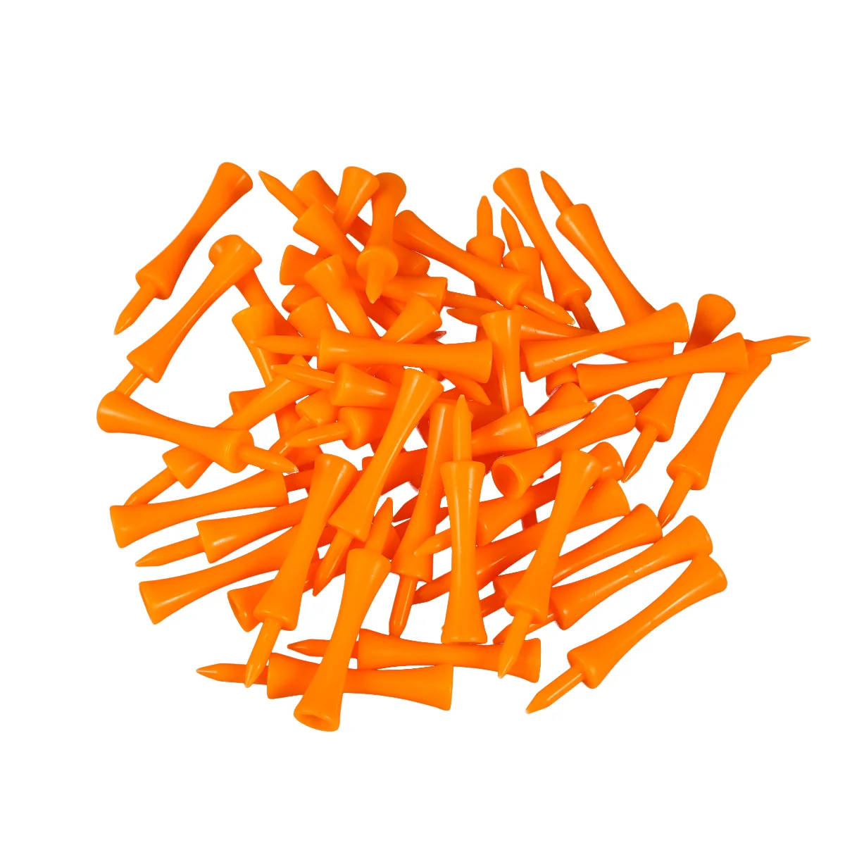 50pcs 70mm Large Castle Tees (Orange)