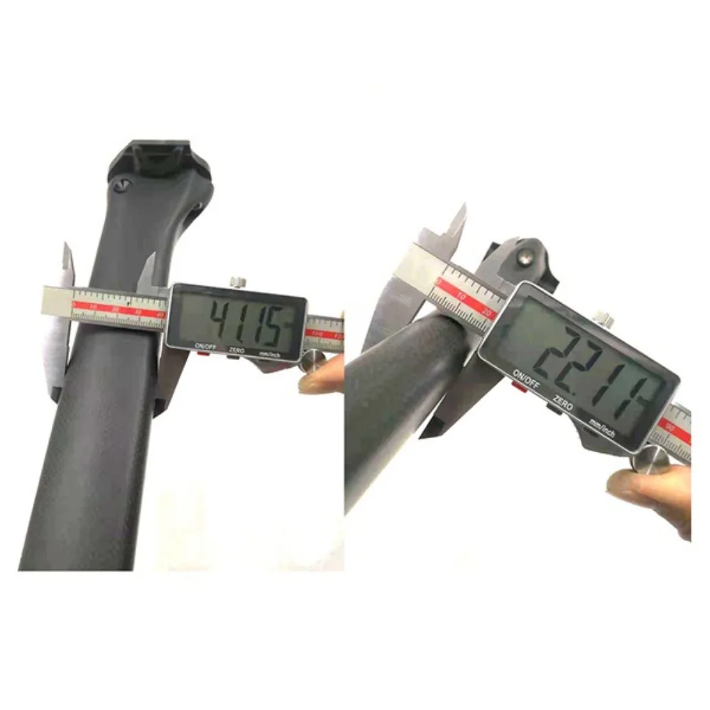 Geeignet für F12 / F10 / F8 Fahrradsattelstützen. 350mm Rennrad Carbonfaser-Sitzrohr, 0 Grad, 25 Grad – Detail 2
