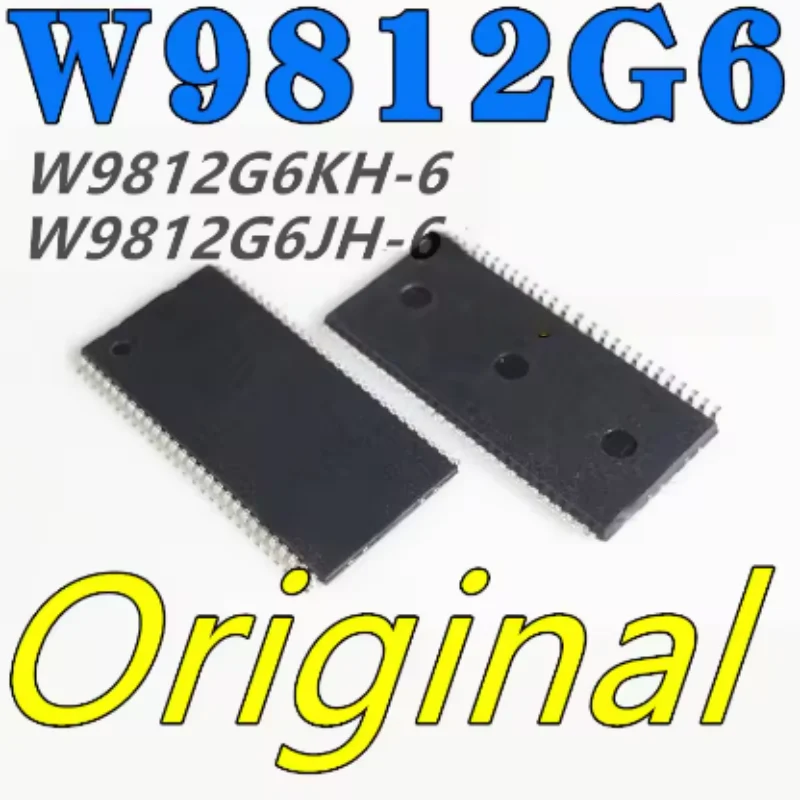 5PCS Original W9812G6KH-6 W9812G6JH-6 SDRAM TSOP54 W9812G6 W9812 RAM memory chips, 16 m memory chips TSOP-54