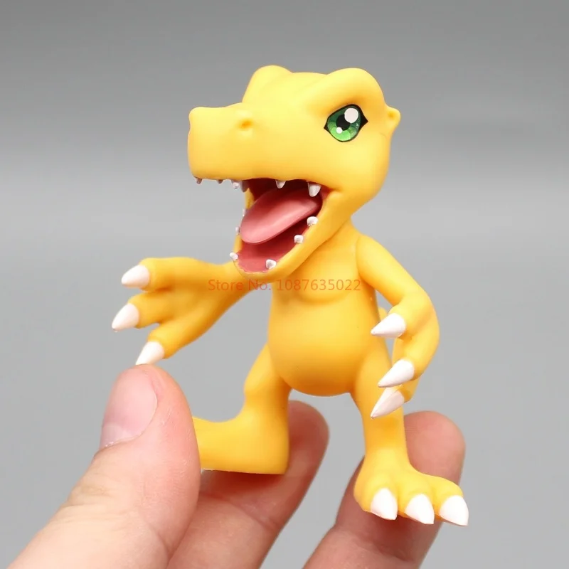 Figura de Anime Digimon Adventure, modelo de decoración de escritorio, regalos de adornos, la primera generación de la serie de crecimiento, arqueosaurus, 7cm