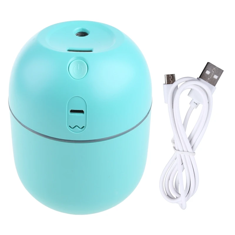 Mini USB Air Humidifier with Colorful Night Light (220ML) for Car Travel Home