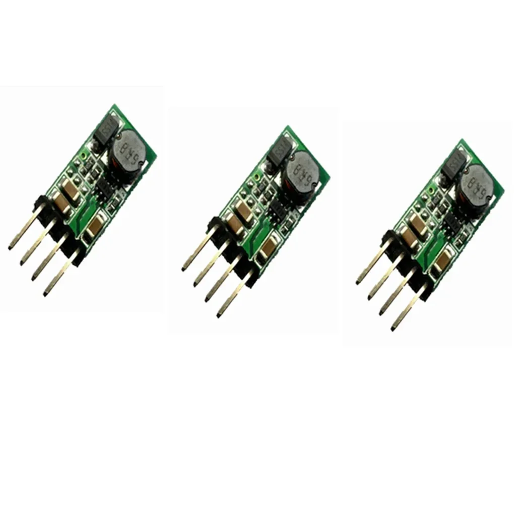 3 Pcs 3.7V 5V To 9V DC DC Converter Step-Up Boost Current Mode PWM Voltage Transformation Module